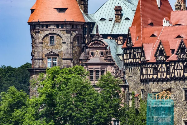 Walbrzych Polen Juli Barok Kasteel Ksiaz Juli 2016 Walbrzych Polen — Stockfoto