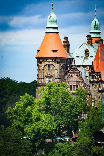 Walbrzych Polen Juli Barok Kasteel Ksiaz Juli 2016 Walbrzych Polen — Stockfoto