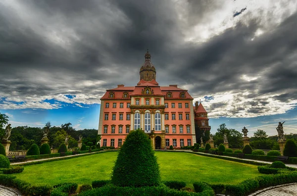 Walbrzych Lengyelország Július Ksiaz Barokk Kastély 2016 Július Walbrzych Ben — Stock Fotó