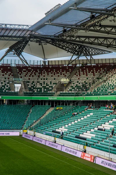 Польша Варшавский Стадион Спорт — стоковое фото