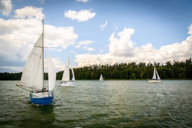 boats on the Masurian Lakes