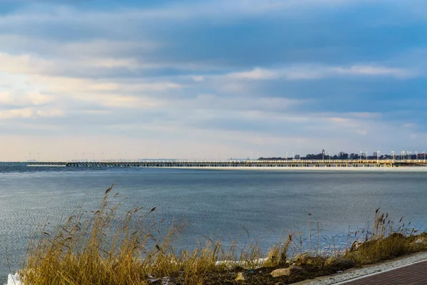 Baltic Sea Winter Poland — Zdjęcie stockowe