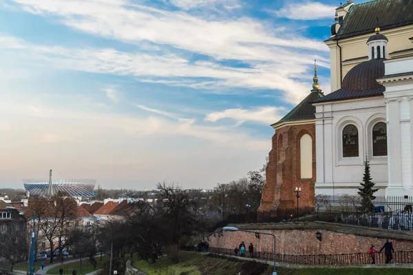 Oude Stad Warschau Polen — Stockfoto