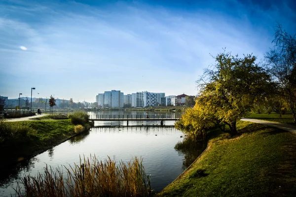 Balaton Varsó Lengyelország — Stock Fotó