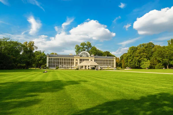 Park Lazienki Warschau Polen — Stockfoto