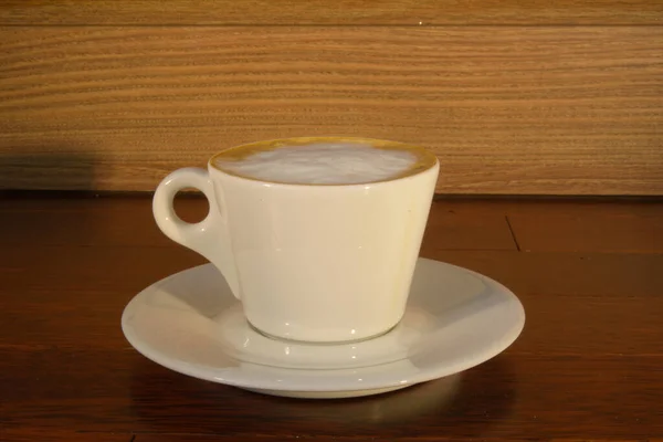 Cappuccinoin Cup Close — Stockfoto