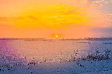 Kış manzarası, doğa, seyahat