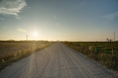 Country road, nature, travel