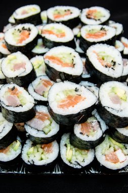 Sushi rolls, close up