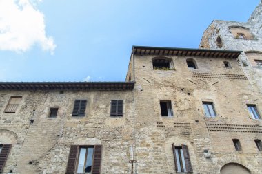 San Gimignano, İtalya. seyahat