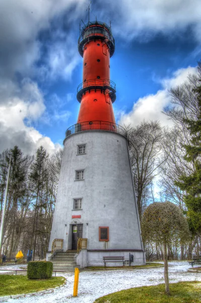 Lighthouse Rozewie Poland Travel — Foto de Stock