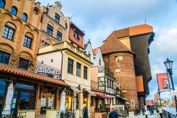 Gdansk Poland January Old Town Buildings 4Th January 2015 Gdansk — Photo