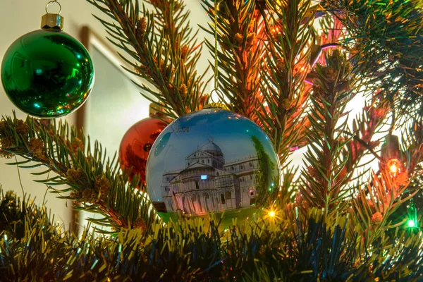 Christmas Baubles Close — Stock Photo, Image