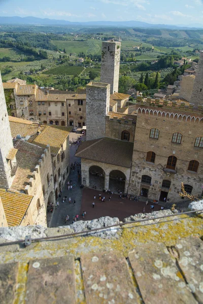 San Gimignano Talya Seyahat — Stok fotoğraf