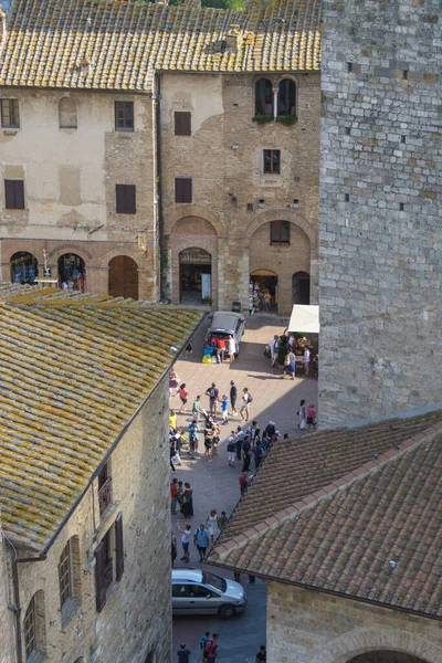 San Gimignano Talya Seyahat — Stok fotoğraf