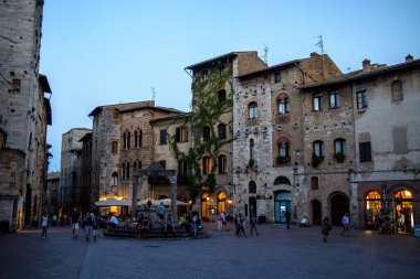 San Gimignano, İtalya. seyahat