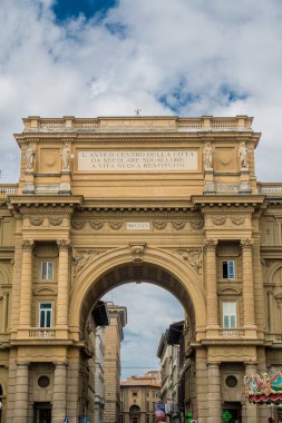 Piazza del la Republica, Florence, İtalya