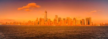Manhattan, New York 'un panoramik manzarası