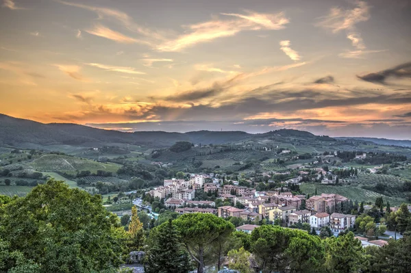 San Gimignano Italy Travel — 图库照片