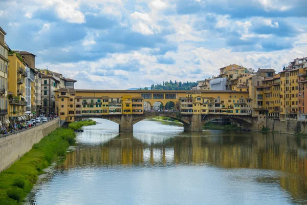 Ponte Vecchio Florence Italië — Stockfoto