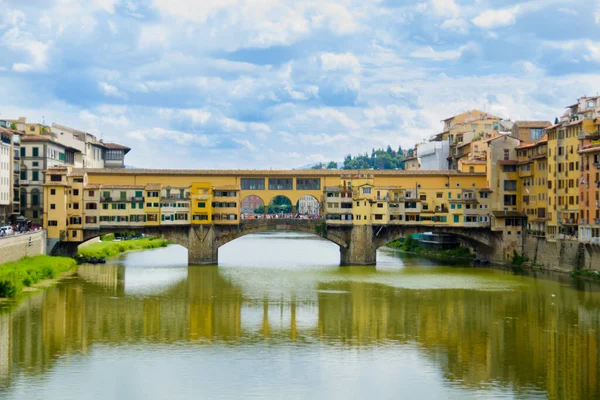 Ponte Vecchio Florence Italië — Stockfoto