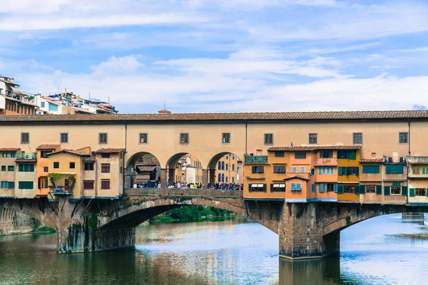 Ponte Vecchio Florence Italië — Stockfoto