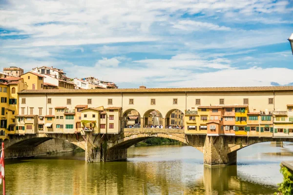 Ponte Vecchio Florence Italië — Stockfoto