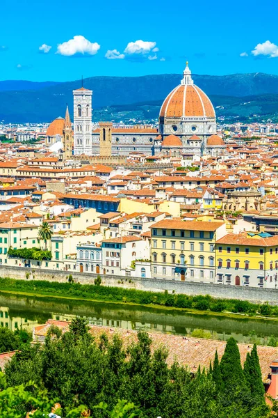 Panorama Florencja Santa Maria Del Fiore Florencja Włochy — Zdjęcie stockowe