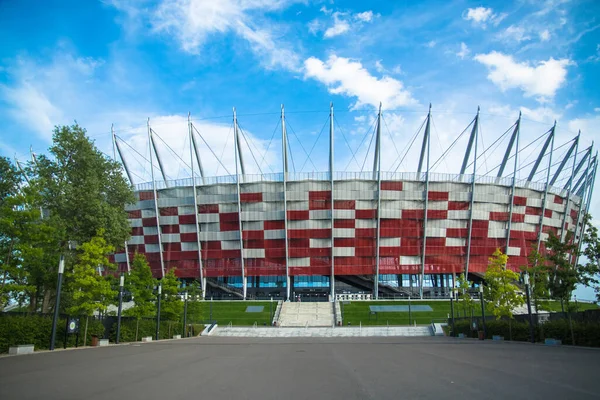 Польша Варшавский Стадион Спорт — стоковое фото