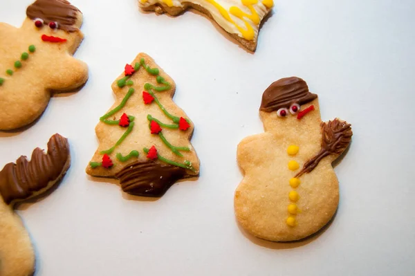 Homemade Christmas Coockies Food — Stockfoto