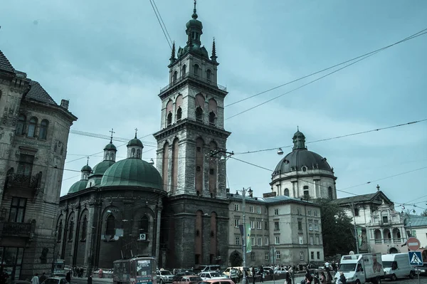 Miasto Lwów Ukraina — Zdjęcie stockowe