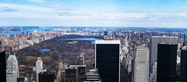 纽约中央公园全景 — 图库照片