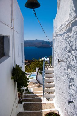 Milos Adası 'ndaki Yunan evi