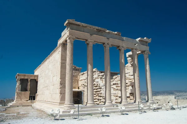 Akropolis Von Athen Während Des Sommertages — Stockfoto