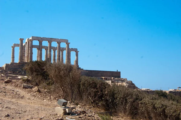 Poseidon Temple Sounion Greece — Stock Photo, Image