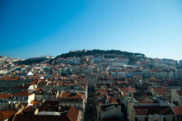 Panoramiczny Widok Lizbonę — Zdjęcie stockowe
