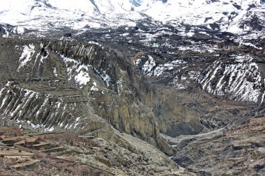 Nepal. Bulutlar. Gökyüzü. Himalayalar