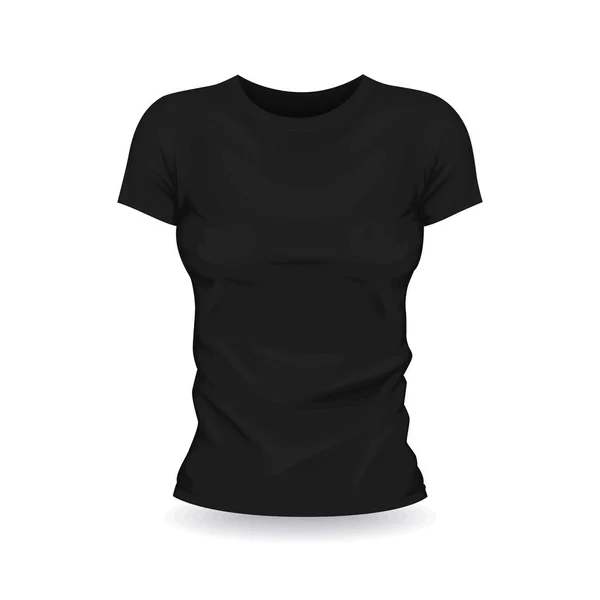 Mock-up T-shirt spor şablon reklam mağaza moda Casual giyim siyah