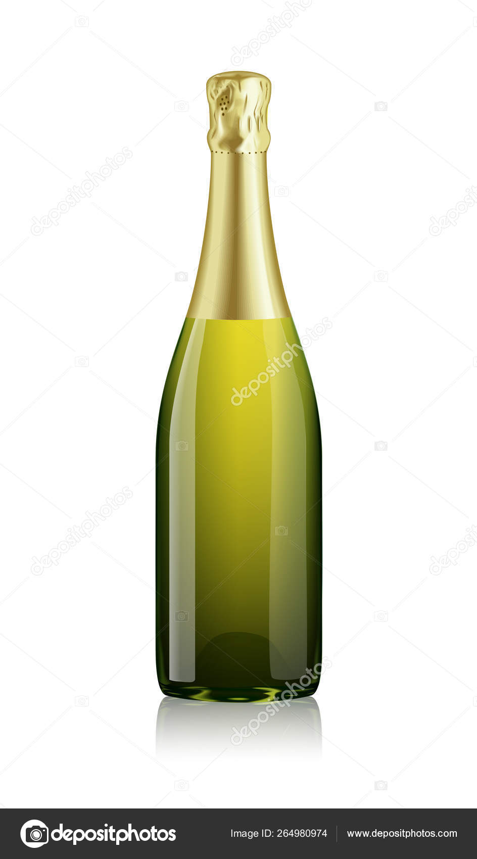Download Mock Transparent Isolated Realistic Champagne Bottle Vector Template Wine Stock Vector Royalty Free Vector Image By C Vectalex 264980974