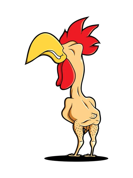 komik çıplak horoz horoz horoz tavuk logosu gıda çiftlik sanayi restoran maskot fast food civciv