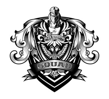 Süs Barok Heraldry Shield 