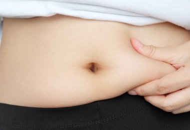 Kadın el yağ vücut göbek göbeğimden, diyabetik risk faktörü alıcı tarafında