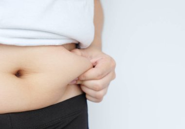 Kadın el yağ vücut göbek göbeğimden, diyabetik risk faktörü alıcı tarafında