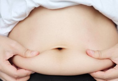 Kadın el yağ vücut göbek göbeğimden, diyabetik risk faktörü alıcı tarafında