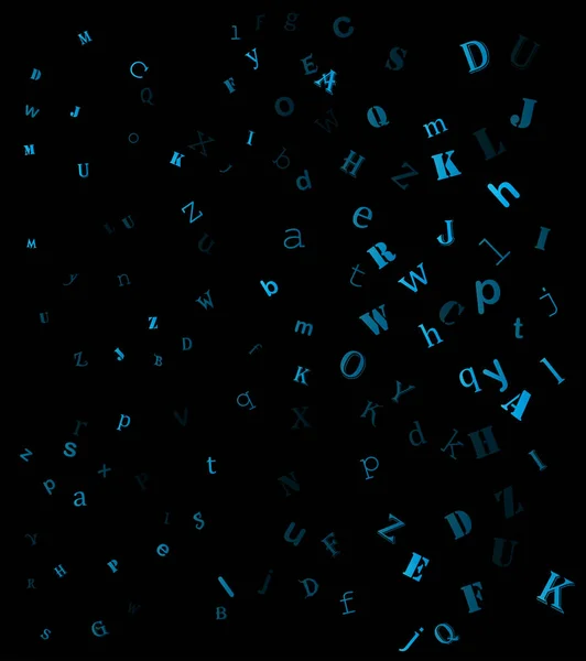 Falling Random Letters Alphabet Beautiful Background Design Stock ...