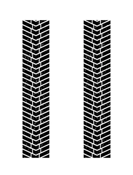 Basit vektör whit üzerinde izole kamyon lastik