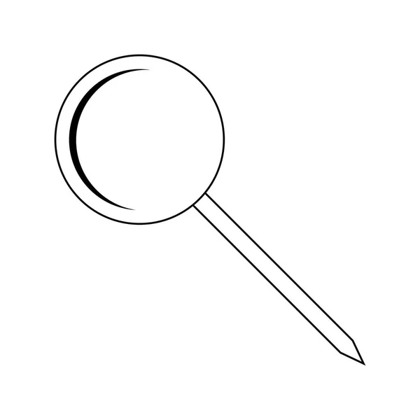 基于白色的圆形 Pin 办公室矢量设计 — 图库矢量图片
