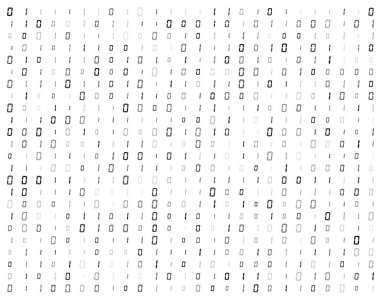 ikili kod akış arka plan veri vektör tasarımı