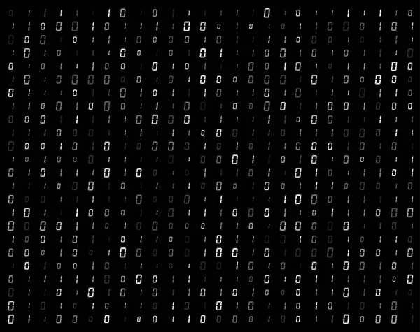 Código Binario Flujo Datos Fondo Vector Diseño — Archivo Imágenes Vectoriales