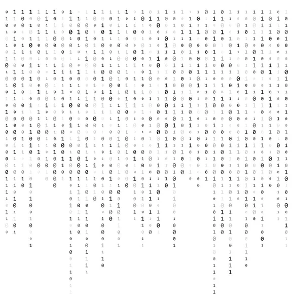 Бинарный Код Потока Фоновых Данных — стоковый вектор